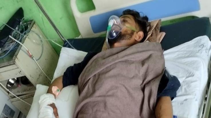 Jwalamukhi: Electric pole electrocuted the employee, seriously injured 111