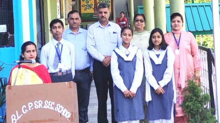 Kunihar: Class X toppers honored at BL School