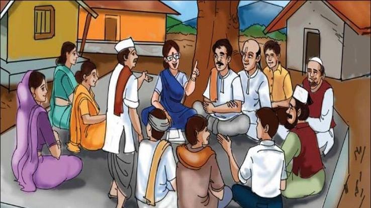 डीब गाँव में युवा विकास मंच द्वारा नववर्ष मिलन समारोह का आयोजन