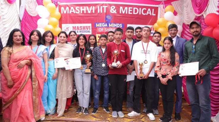 Mashvi Academy declared the result of 'Mega Minds of Shimla'