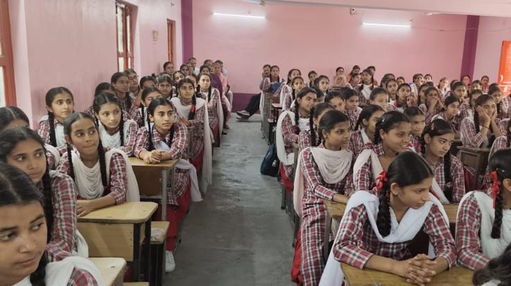 Dehra: World Menstrual Hygiene Day celebrated at Chanour School