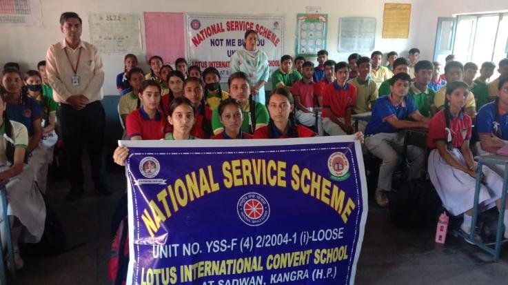 Dehra: Lotus School Rakkar got NSS recognition