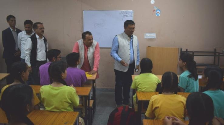 Bharmour: Horticulture Minister inspected Eklavya Adarsh Residential School Holi 333