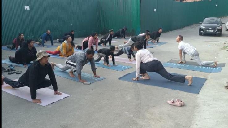 5484 people of Kinnaur were made aware to do yoga