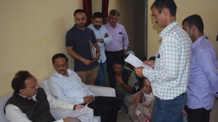 Nahan: Industries Minister listened to public problems in Kafota and Shillai