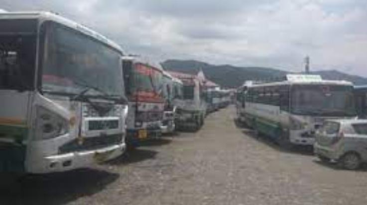  1007 routes of HRTC stalled, 452 buses stuck in different areas