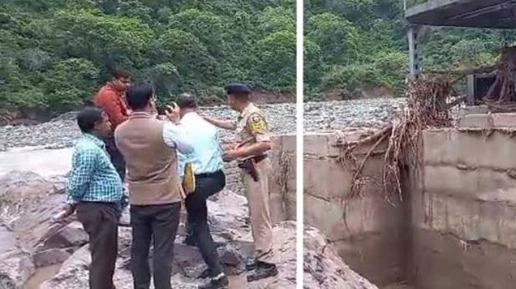 Solan: Center's team was stunned to see the damage caused by rain in Parvanu
