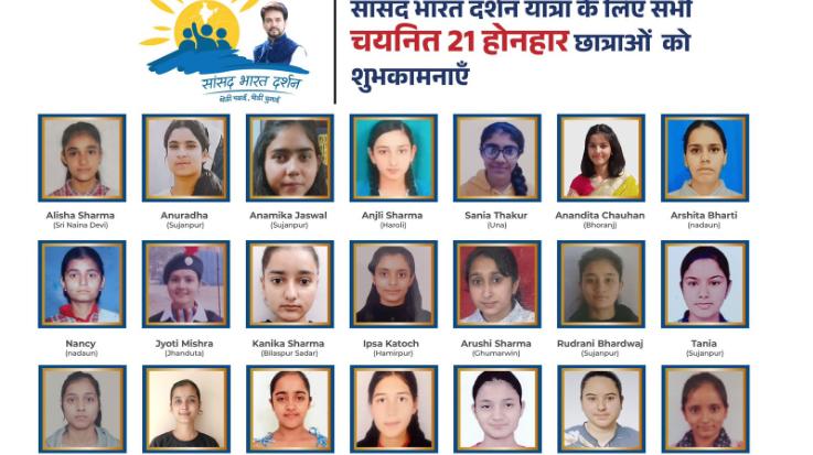 Hamirpur: 21 daughters of Himachal will visit the cities of Delhi and UP