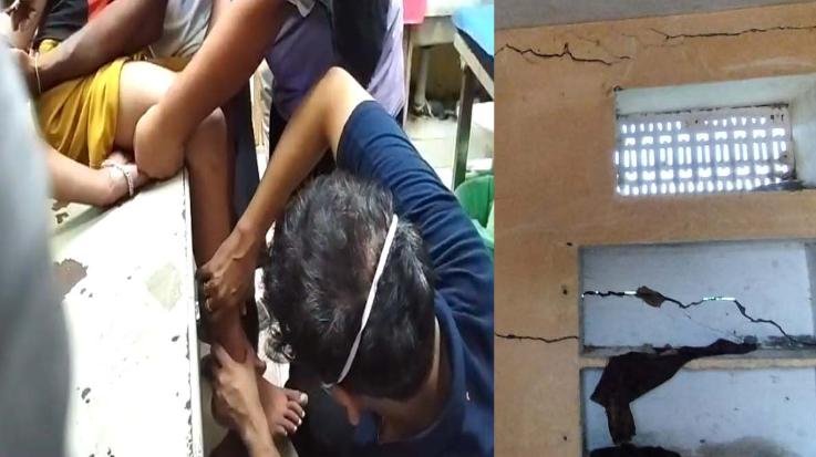 Una: Mountain of sorrows broken on Divyang; First the house was damaged by the rain, now the son's leg was broken due to the collision of an unknown vehicle