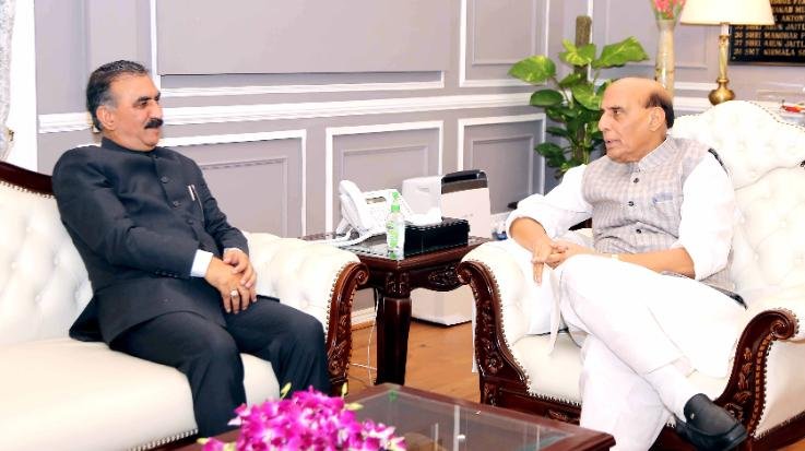 Chief Minister Sukhu demands Defense Minister to make an airstrip in Rangrik