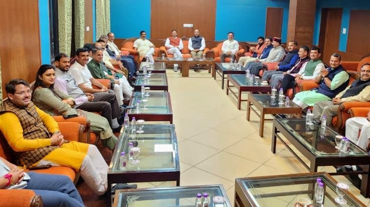 All BJP MLAs gave details of damage caused by rain