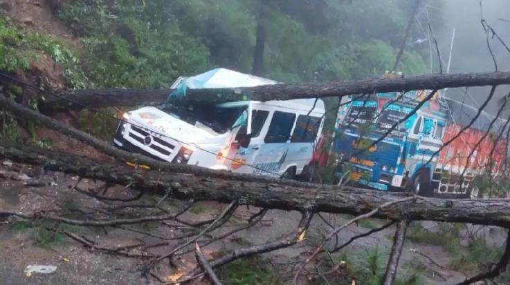 Devastation due to cloudburst in seven miles of Mandi district