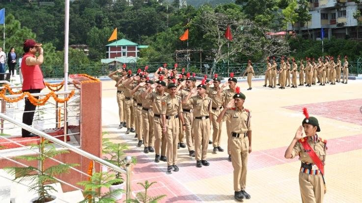 77th Independence Day celebrated at Nauni University