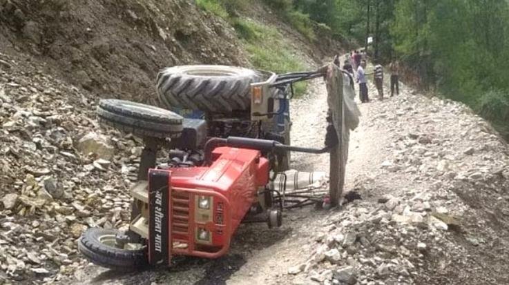 Driver killed, one injured in tractor accident in Chamba's Saloni