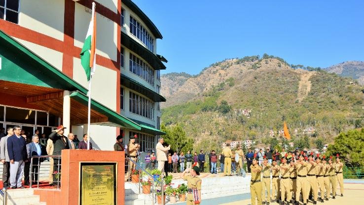 71st Republic Day celebrated with pomp and gaiety at Nauni University