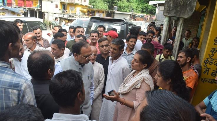 Nahan: The matter related to the compensation of the flood victims should be resolved as soon as possible: Harshvardhan Chauhan