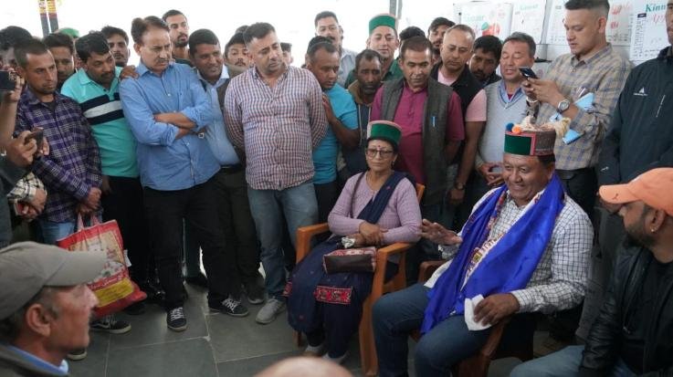 Arrangements are being made to take the apple and other crops of the people of Kinnaur to the market: Negi