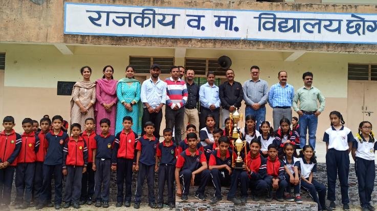Bag free day celebrated in Chhogtali school