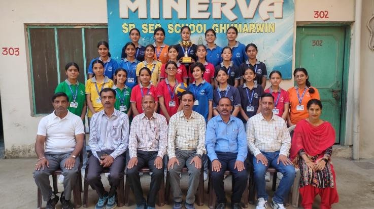 Ghumarwin: Seven female players of Minerva selected for district level