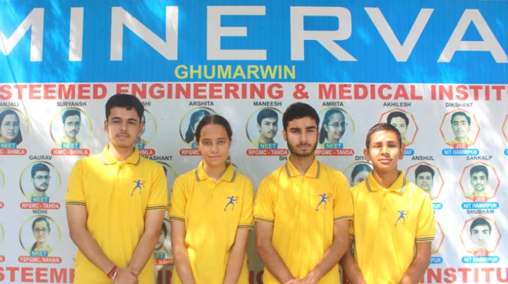 Four students of Minerva Ghumarwin passed the written examination of NDA.