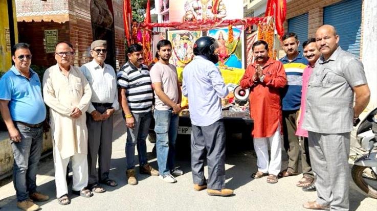 Shaurya Rath Yatra of Vishwa Hindu Parishad and Bajrang Dal reached Kunihar