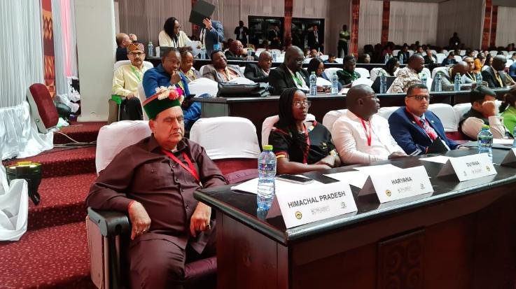 Assembly Speaker Pathania reached Spain's capital Madrid