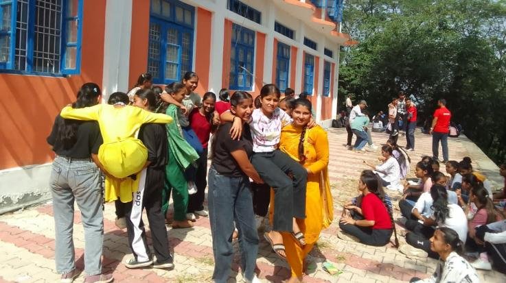 Dehra: 3 day training camp on disaster management started in Dhaliyara College