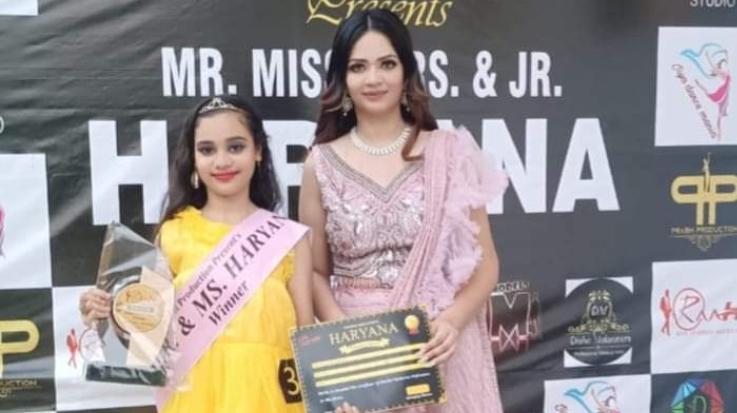 Mandi: Sarkaghat's daughter Advika won the title of Miss Haryana