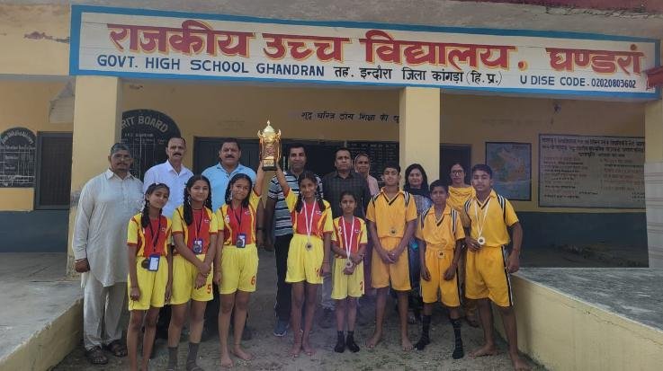 Indora: Ghandran School's dominance in Judo continues in district level games.