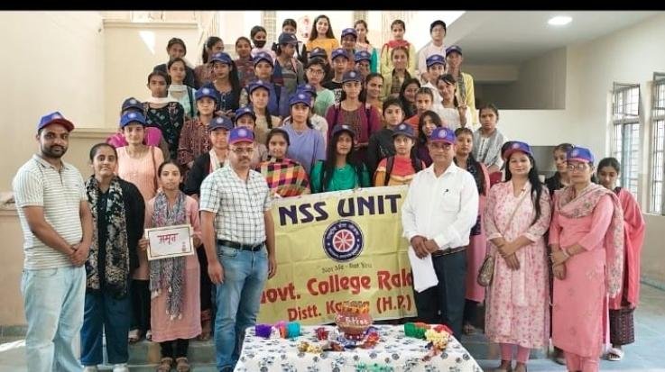 Amrit Kalash Yatra organized in Rakkar College