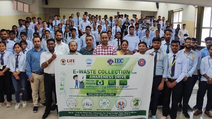 Workshop on electronic waste collection organized in IEC University