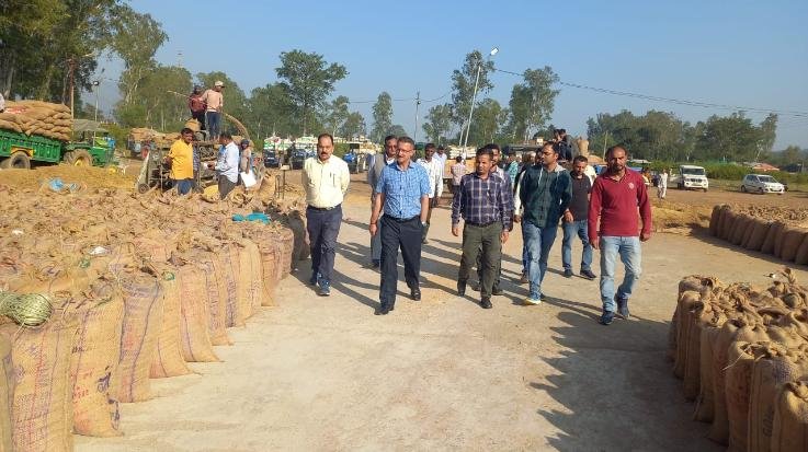 Nahan: 17500 quintals of paddy purchased so far: DC