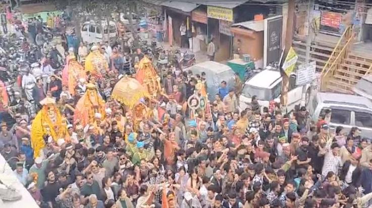 Kullu Dussehra: Fourth Jaleb of Lord Narasimha came out in royal style