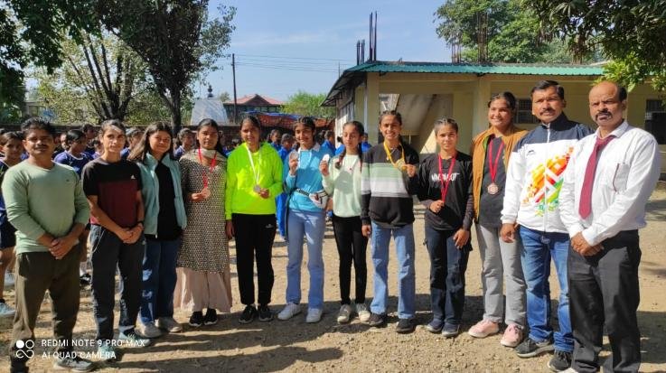  Jaisinghpur: Sanghol students won five medals including gold in the state level competition.