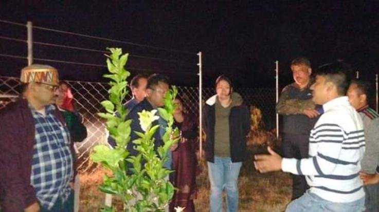 jawalamukhi : The team inspected the cluster being built in Jakhota under the HPSHIVA project.