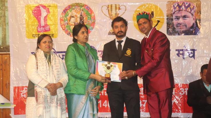 Kullu: International player Rajat Kapoor honored with National Award Shaan-e-Bharat