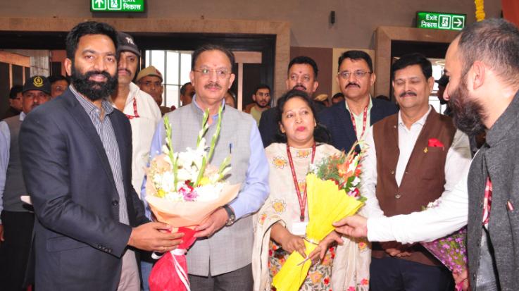  New Delhi: Industry Minister visited exhibitions at India International Trade Fair