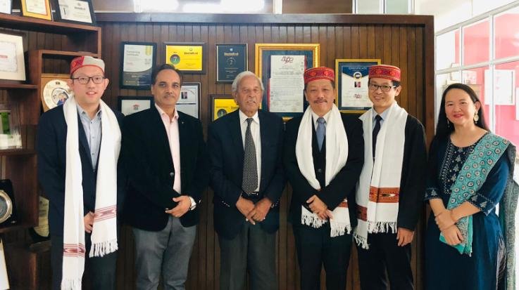 KMU representatives visit Shoolini University for academic partnership 123