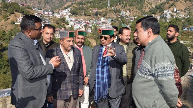 Shandil gave instructions regarding heli ambulance in the multi-purpose hospital under construction.