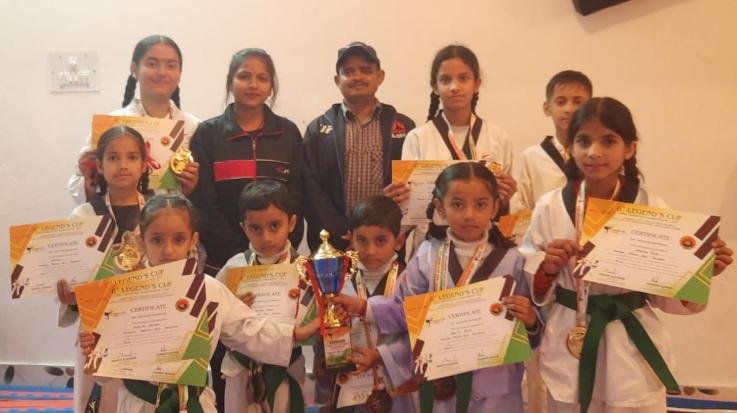 Jwalamukhi: Khudiniya's children created a stir in Taekwondo competition 1223