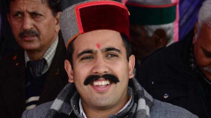  Vikramaditya Singh on his visit to Nalagarh on 17th December