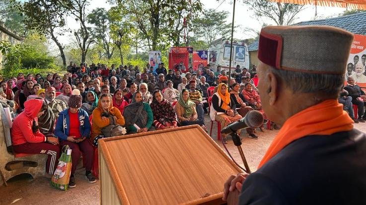 Nadaun: Central government is asking from door to door whether the benefits of the schemes were received or not: Dhumal