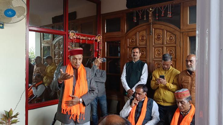 Sujanpur: BJP forms a front to solve people's problems, not for politics: Dhumal.