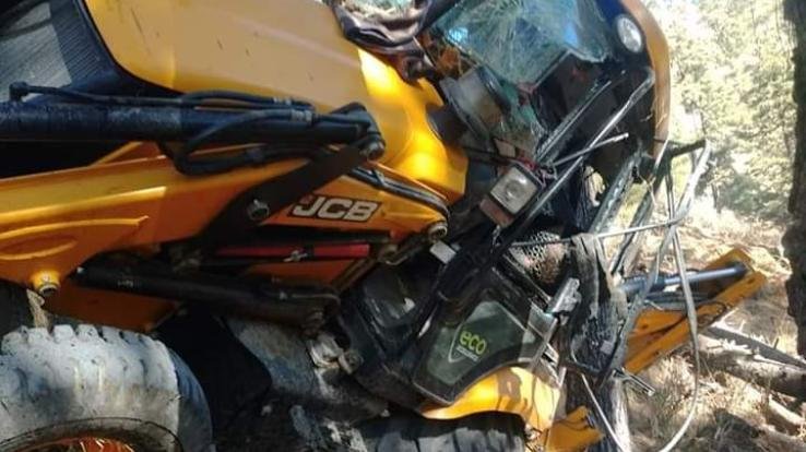 Shimla: Operator dies on the spot after being crushed under JCB