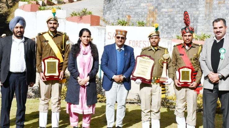 Shimla: Convocation ceremony of 71st training session of forest guards held in Chail. 123