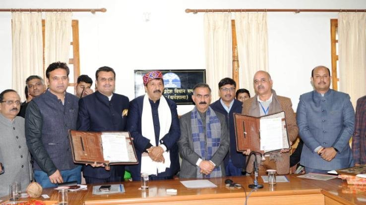  Dharamshala: Letter of award given to the company for the construction of Mata Shri Chintpurni Temple ropeway.