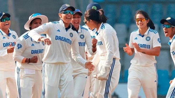 Cricket: Indian women's team created history, defeated Australia for the first time in Test