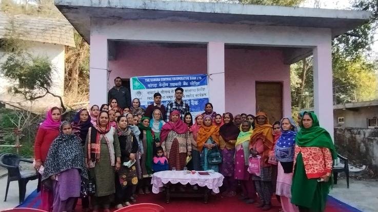 Jaisinghpur: KCC Bank organized financial literacy camp in Mata Ashapuri temple.