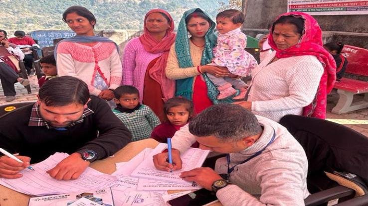 Volcano: Health of 350 people checked in Pehri
