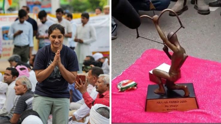 Wrestler Vinesh Phogat returns Khel Ratna and Arjuna Award
